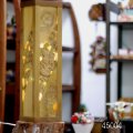 電気スタンド桜花　朴材　  ランプ付き