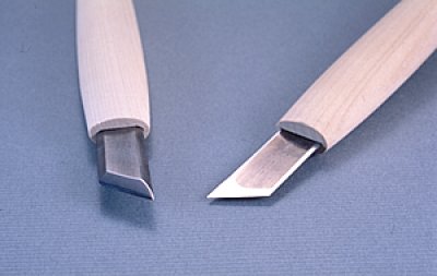 画像1: 彫刻刀ハイス鋼HSS　 印刀型右９mm