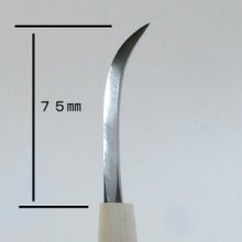 他の写真2: 彫刻刀安来鋼super　ササバ刀１２mm