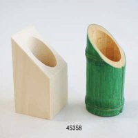 そぎ竹のランプ　ＬＥＤ付き　シナ材