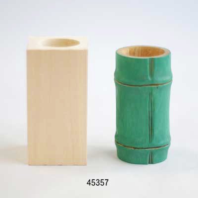 画像1: 丸竹のランプ　ＬＥＤ付き　シナ材
