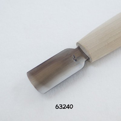 画像4: 彫刻刀安来鋼super　 浅丸型２４mm　ＮＥＷタイプ