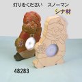 灯りを下さい　  スノーマン　シナ材