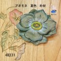 ブローチ　 アネモネ　夏色　ピン付