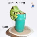 カエル　大　シナ材