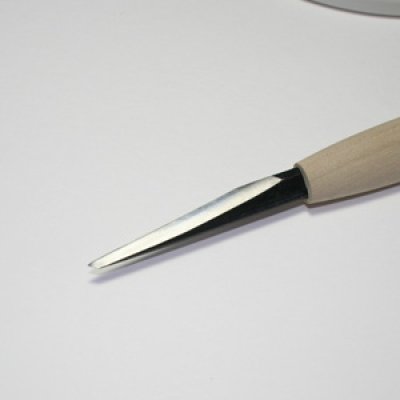 画像1: 彫刻刀安来鋼super　クリ小刀９mm