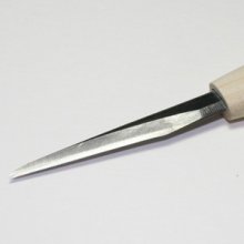 他の写真1: 彫刻刀安来鋼super　クリ小刀左型９mm