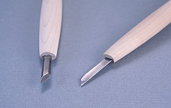 画像1: 彫刻刀ハイス鋼HSS　 印刀左型４．５mm (1)