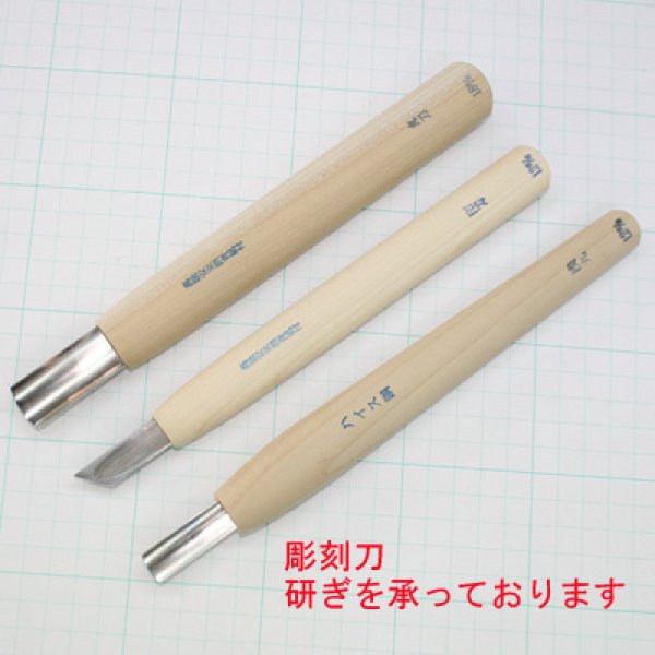 画像1: 研ぎ　彫刻刀 (1)