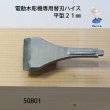 画像1: 電動木彫機 専用替刃 ハイス平型　　２１mm (1)