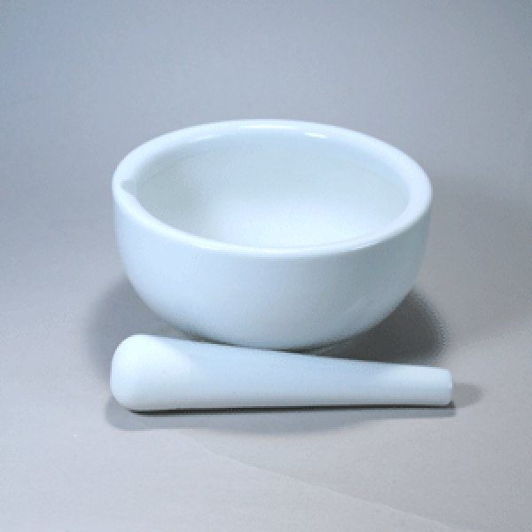 画像1: 乳鉢　１２cm（乳棒付） (1)