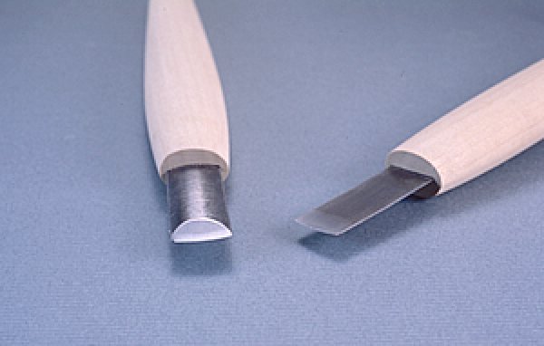 画像1: 彫刻刀ハイス鋼HSS　 極浅丸型１８mm (1)