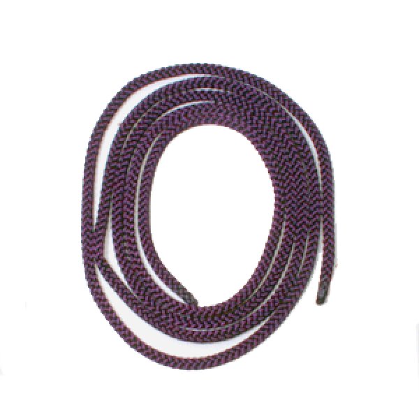 画像1: ループタイ　 古代紫　組紐太　(人絹） (1)